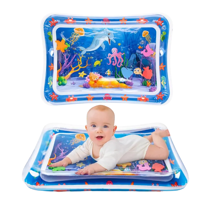 Inflatable Tummy Time Water Play Mat for Babies – 3 to 12 Month